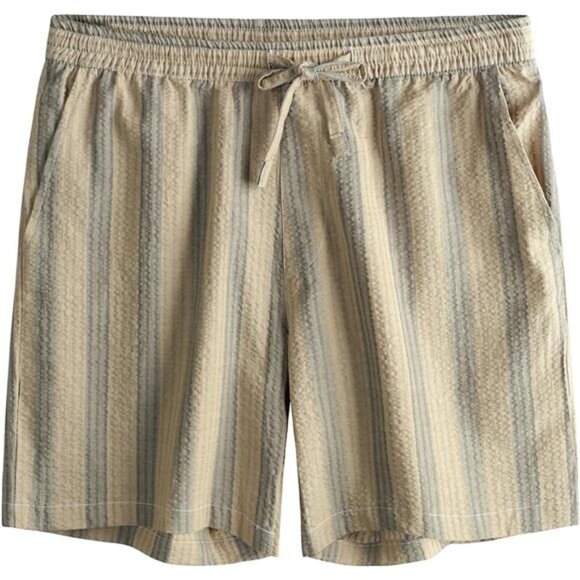 Men's Casual 2 Piece Outfits Short Sleeve Button Down Summer Set - Picture 5 of 7